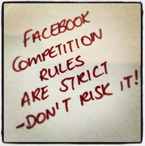 Facebook Rules - don't break them